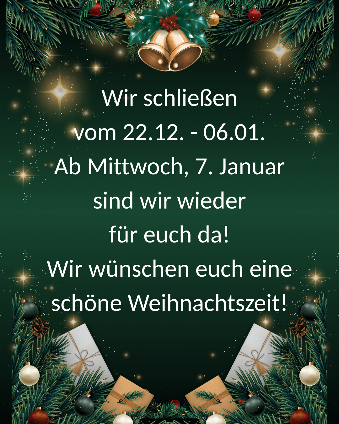 Schließen Glocken 2025