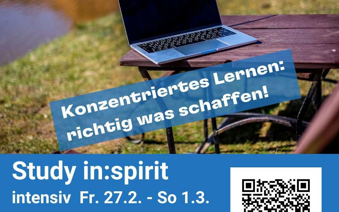 study in:spirit | Lernen im Kloster (2 Tage intensiv – Fr 27.2. bis So 1.3.26)