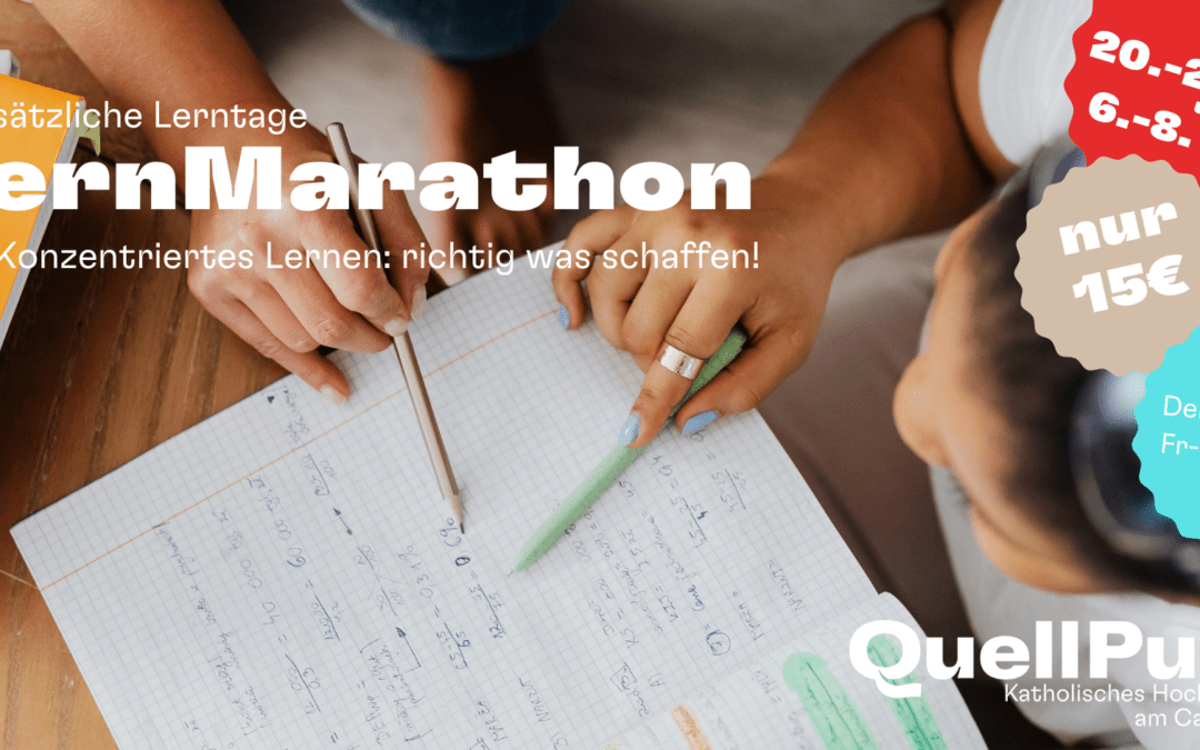 Go for Gold – LernMarathon im QuellPunkt – die ExtraMeile, die zum Erfolg führt