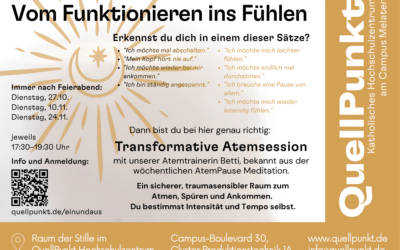 Vom Funktionieren ins Fühlen – drei Atemsessions mit Betti